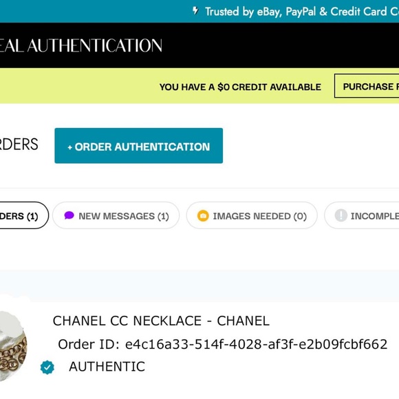 CHANEL VINTAGE NECKLACE, RINGS & LARGE CC's, GENUINE WITH METAL TAG, GOLD TONE, - Picture 8 of 8